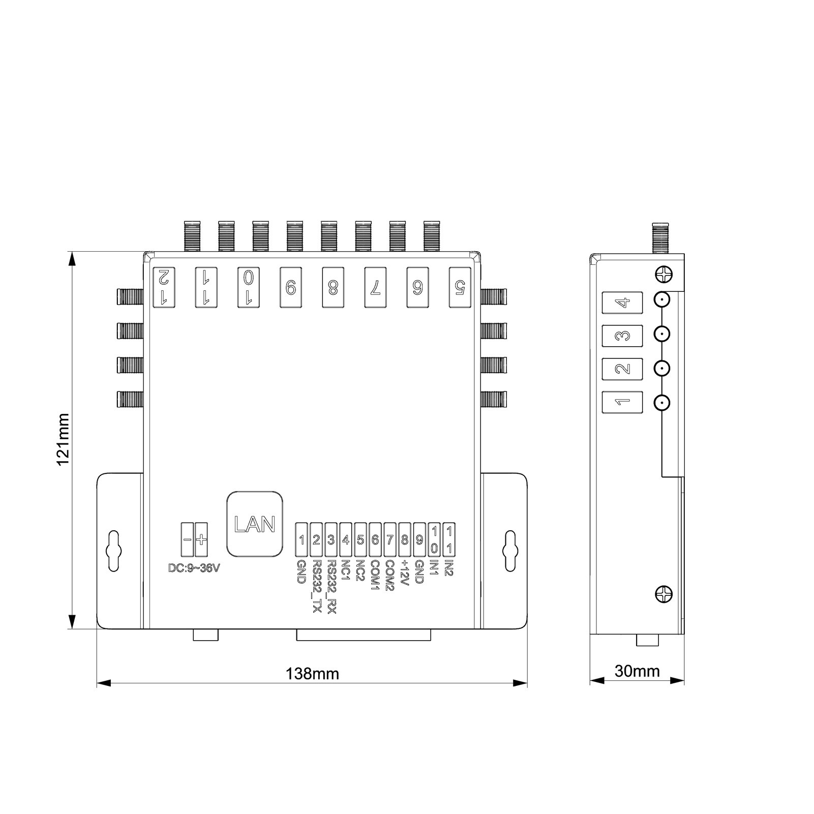 UHF RFID 8/16-Port Reader – view 5